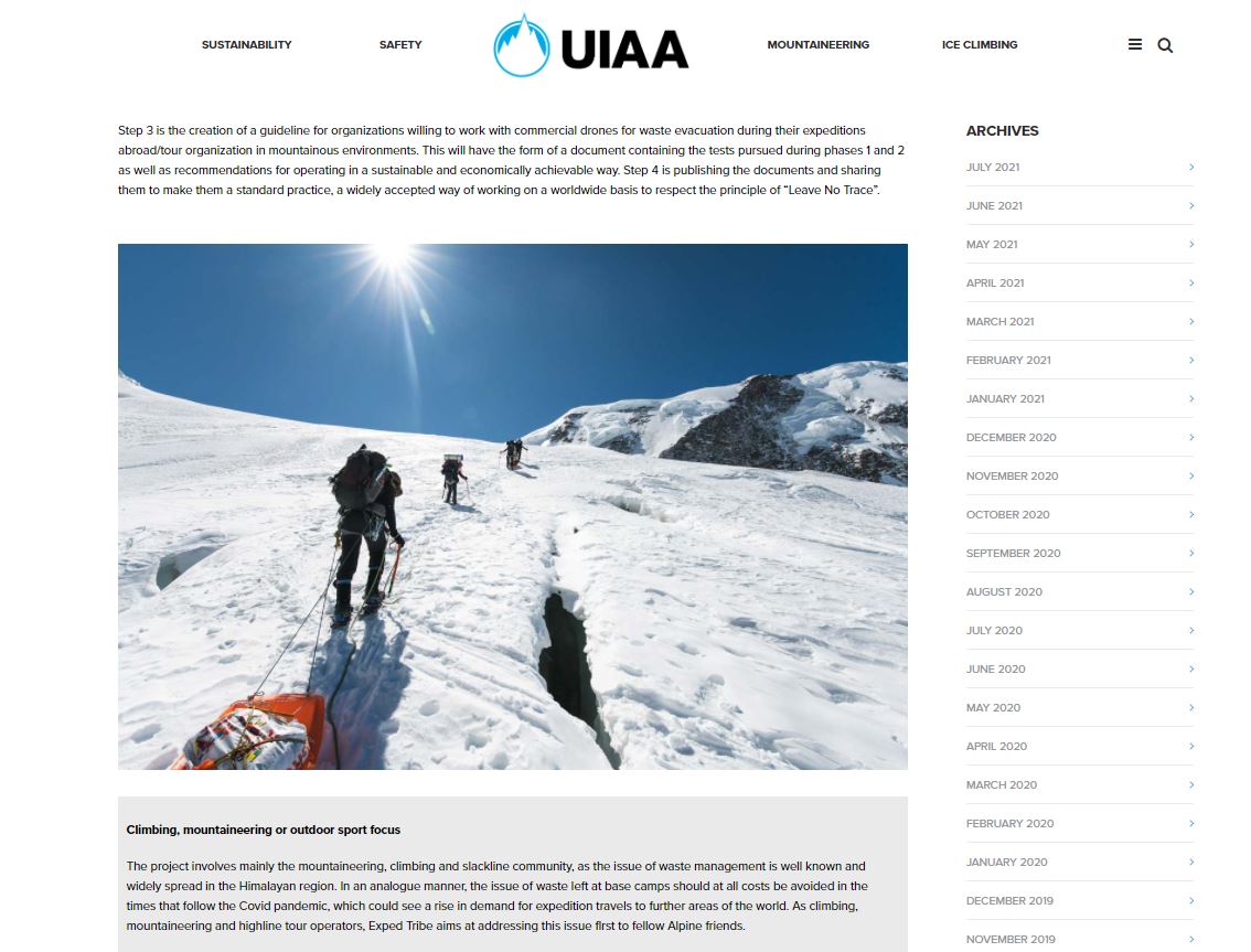 UIAA Mountain Protection Award