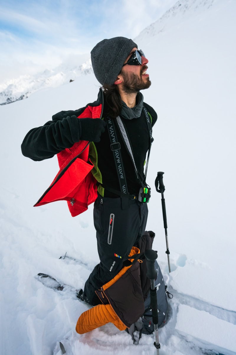 Schichtprinzip bei der Skitourenkleidung