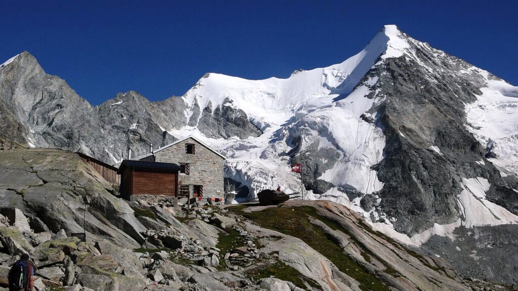 Obergabelhorn von der Cabane du Grand Mountet