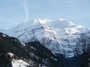 Wildstrubel Berg im Winterkleid