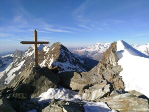 Gipfelkreuz am Lagginhorn