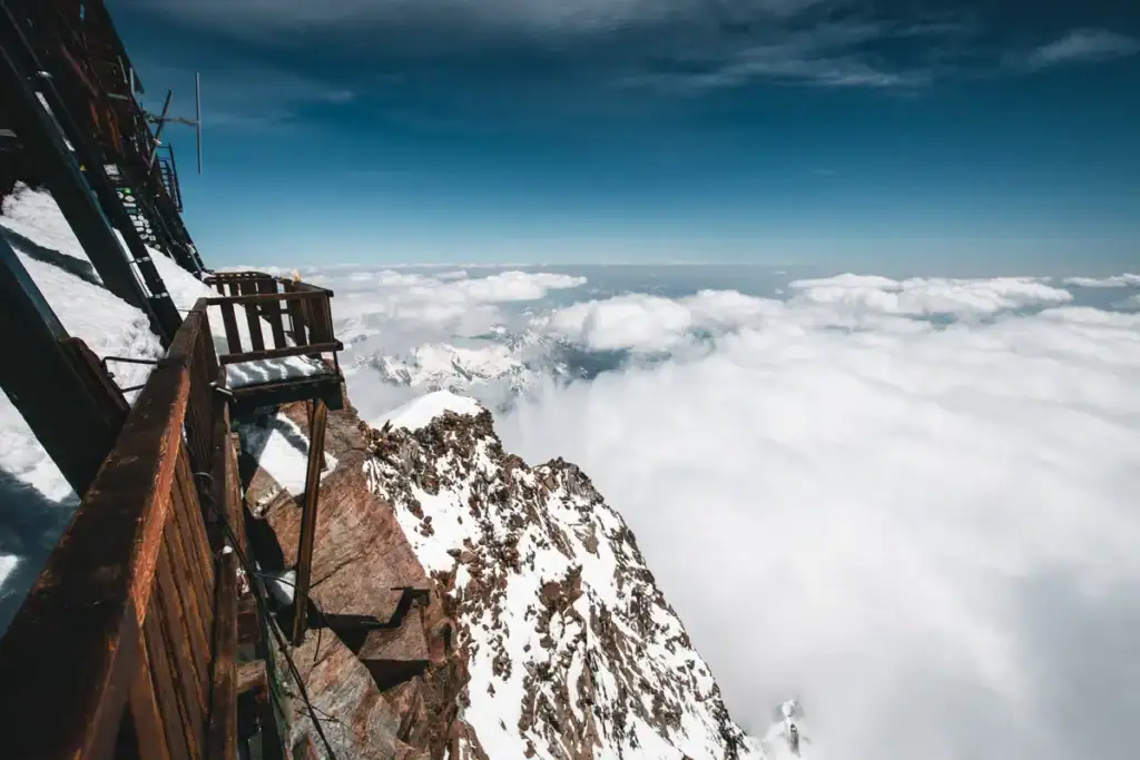 Blick von der Margherita Hütte
