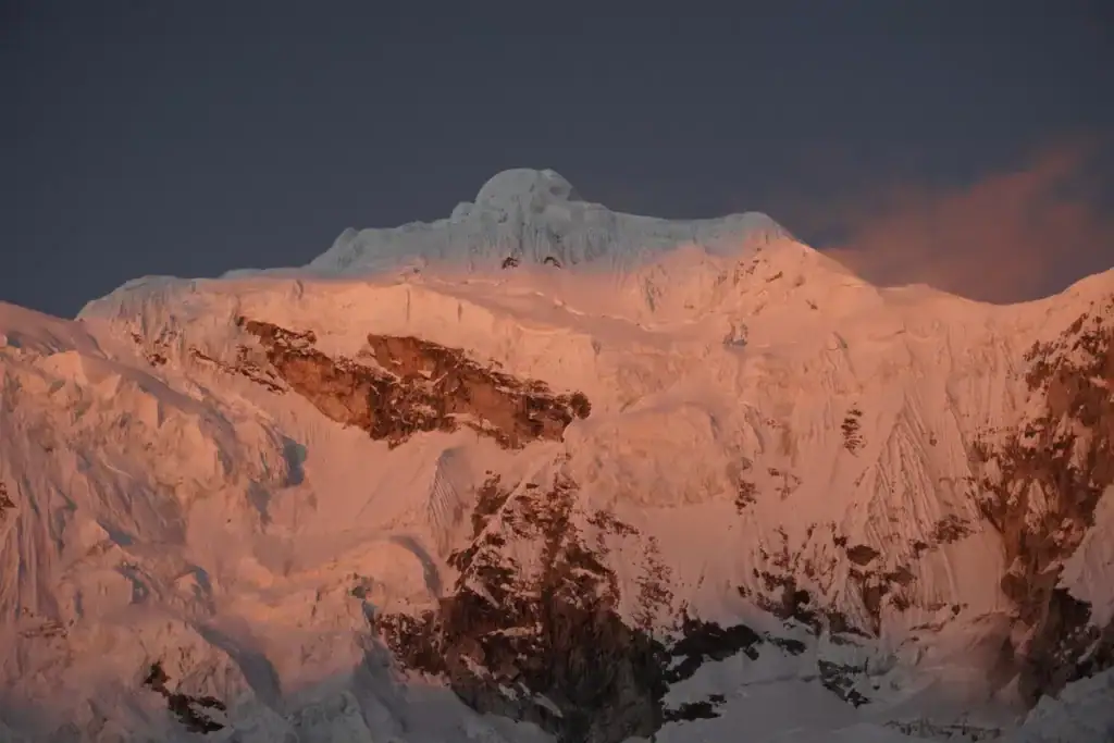 Chopicalqui sonnenuntergang