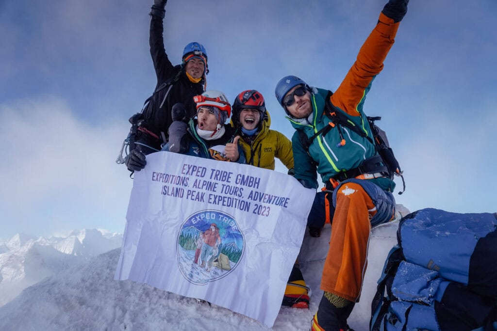 Island Peak Gipfel