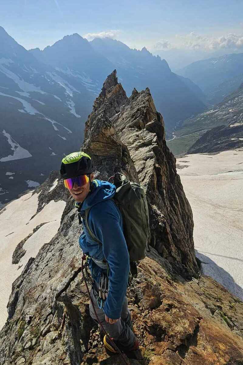 Rückblick über den Grat