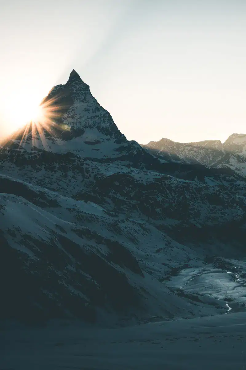 Sonnenuntergang Matterhorn