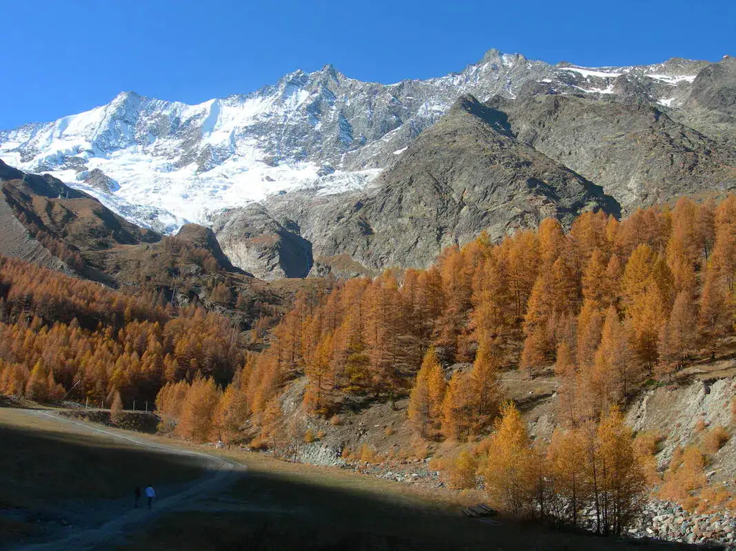 Saas Fee im Herbst