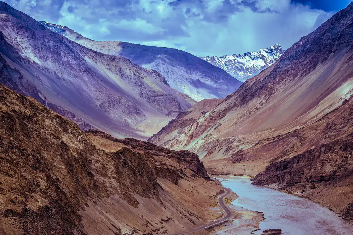 Berglandschaft in Ladakh, Indien