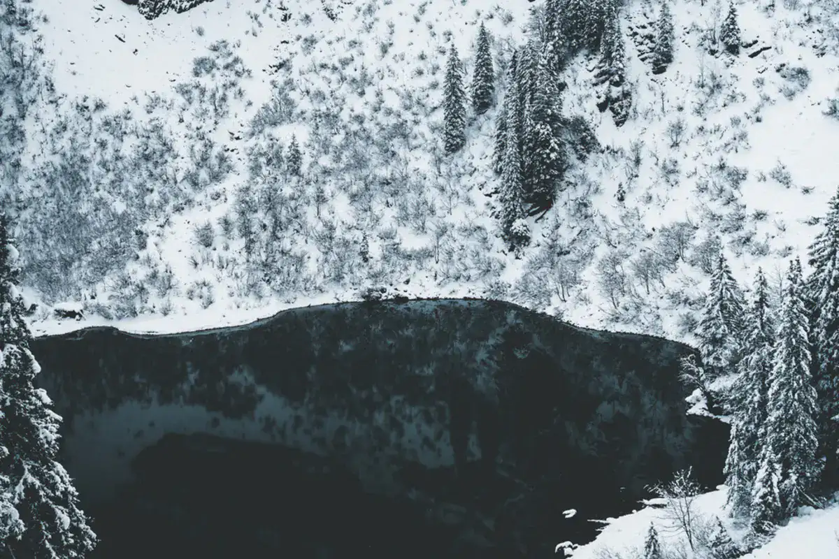 Aussicht bei der Wunderland Schneeschuhwanderung